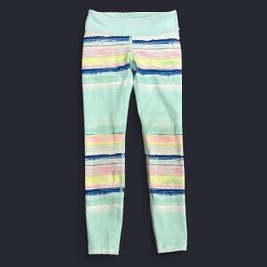 Kids Ivivva by Lululemon Rhythmic Legging in Blue Beachscape